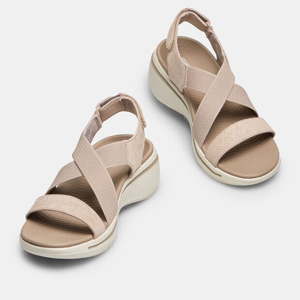 Sandali Skechers da donna , Beige