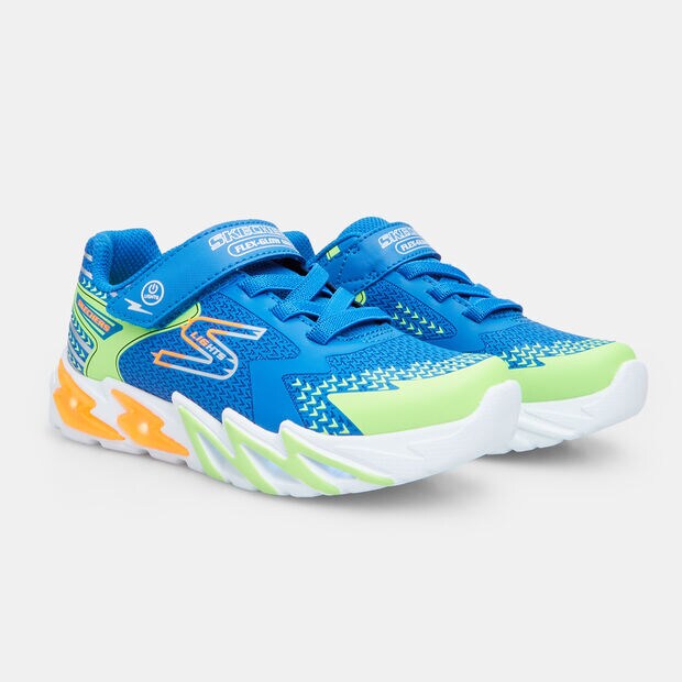 Sneaker da bambino Skechers Flex-Glow Bolt, Blu