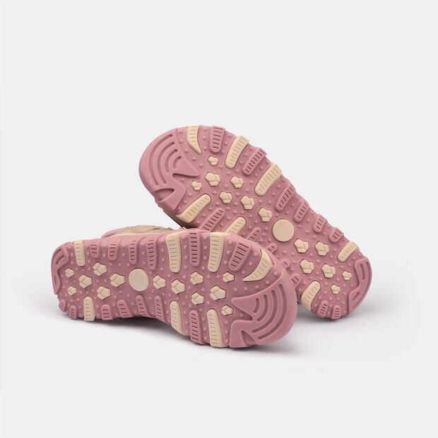 Sandali da bambina in nubuck , Beige