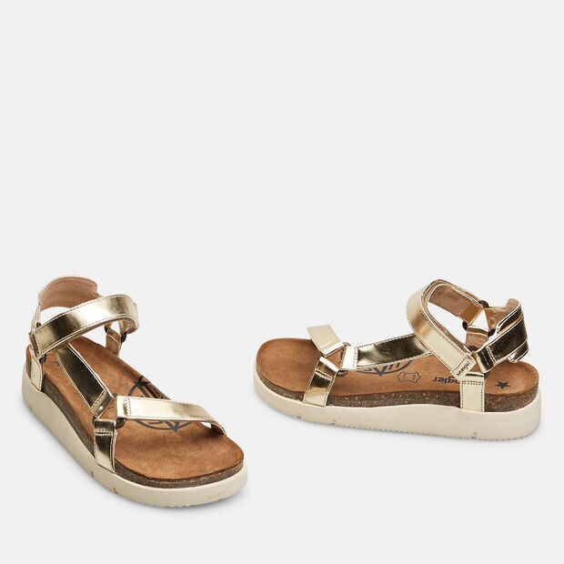 Sandali flat da donna Wrangler, Argento