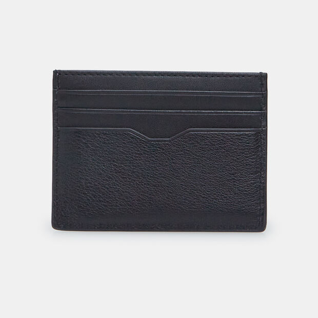 Porta carte da uomo in pelle Tommy Hilfiger, Nero
