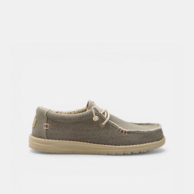 Scarpa stringata da uomo Hey Dude, Verde