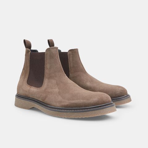Stivaletti in Suede da Uomo BATA , Taupe