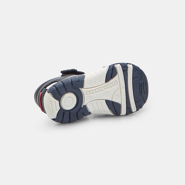Sandali chiusi da bambino Bubblegummers con strap, Blu
