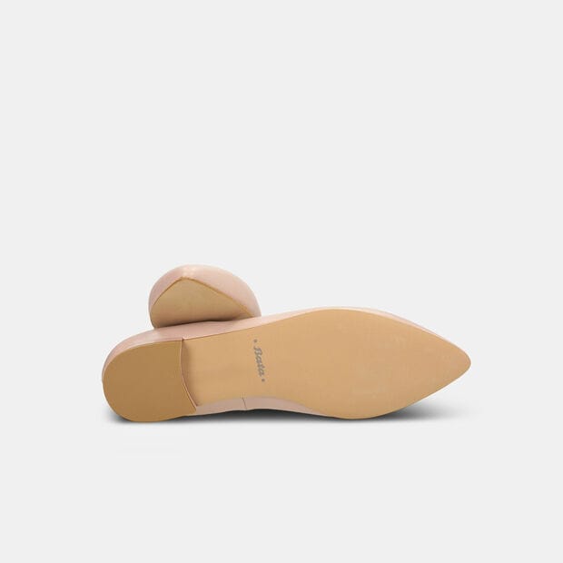 Ballerina da donna in pelle, Rosa