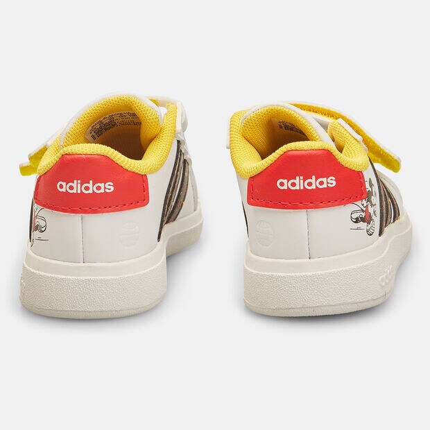 Sneaker primi passi adidas x Disney Grand Court Mickey, Bianco