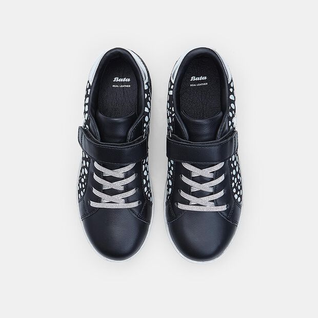 Sneaker da bambina Bata, Nero