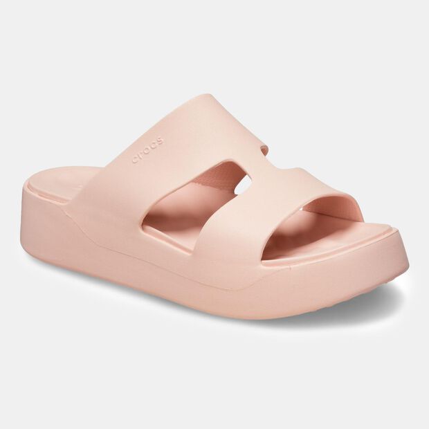 Ciabatte da donna Crocs Getaway Platform H-Strap, Rosa