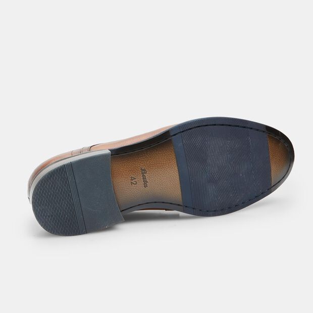 Stringate da uomo in pelle, Tan