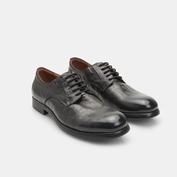 Stringate derby in Pelle da Uomo BATA  , Nero