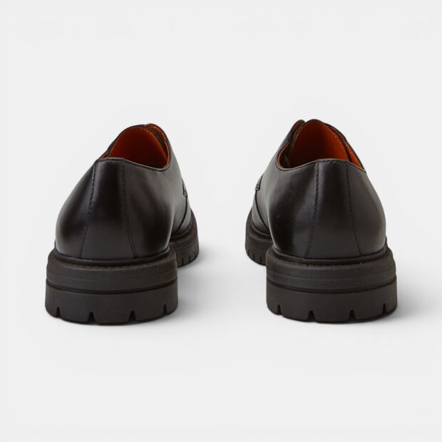 Stringate derby in Pelle da Uomo BATA  , Nero