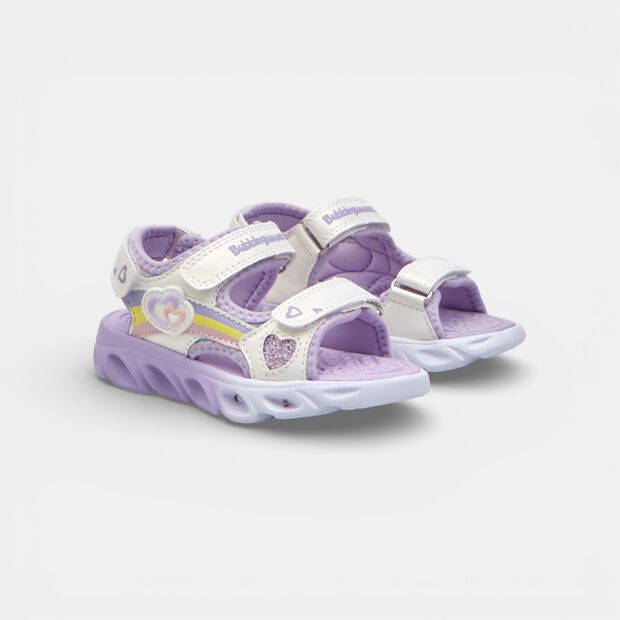 Sandali da bambina Bubblegummers con luci, Viola
