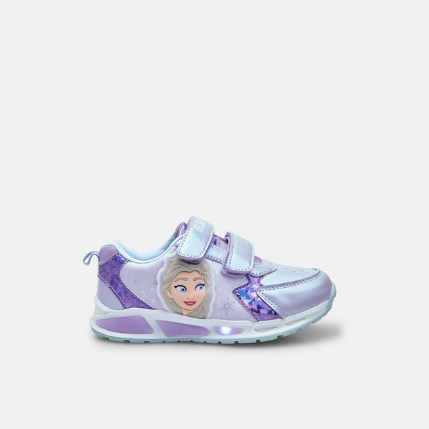 Scarpe da bambina FROZEN con luci e strap, Rosa