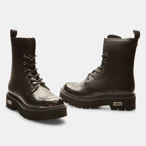 Anfibi donna in pelle cult, Nero