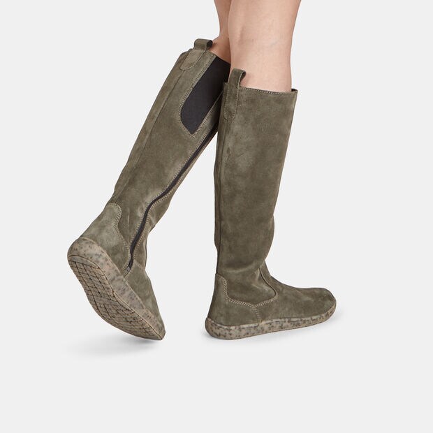 Stivale barefeoot da donna in suede barefoot Bata, 