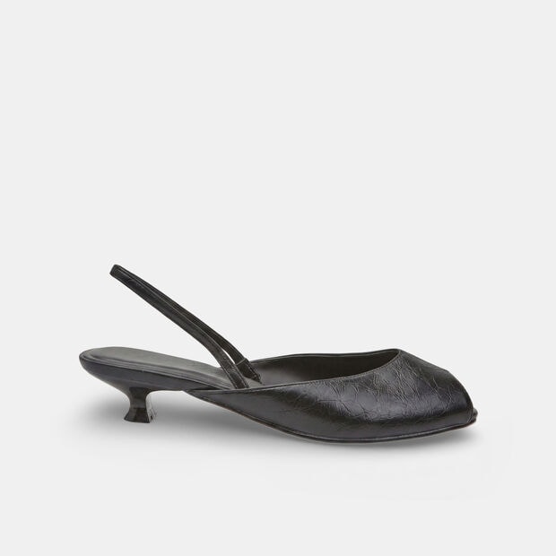 Sandali da donna con tacco Bata, Nero