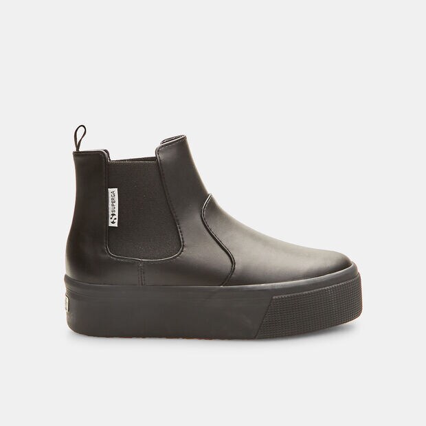 Stivaletti beatles superga con suola platform, 