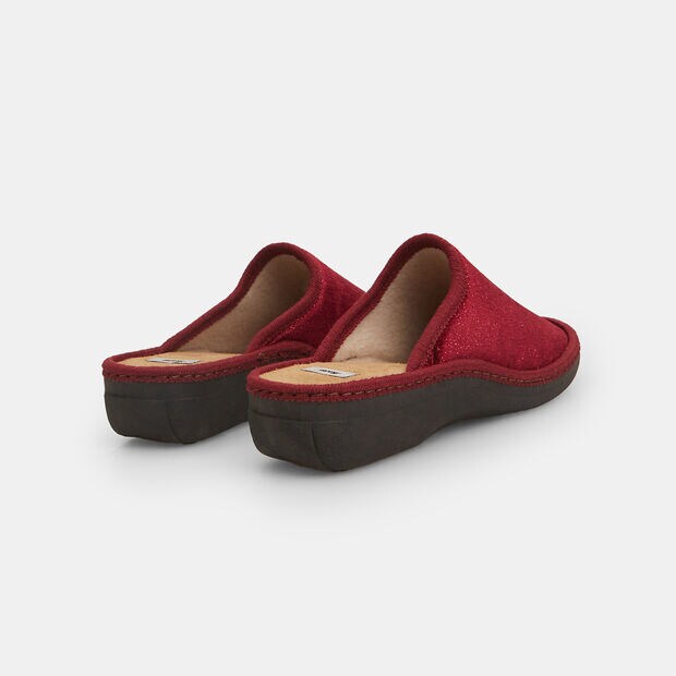 Pantofole da donna , Bordeaux