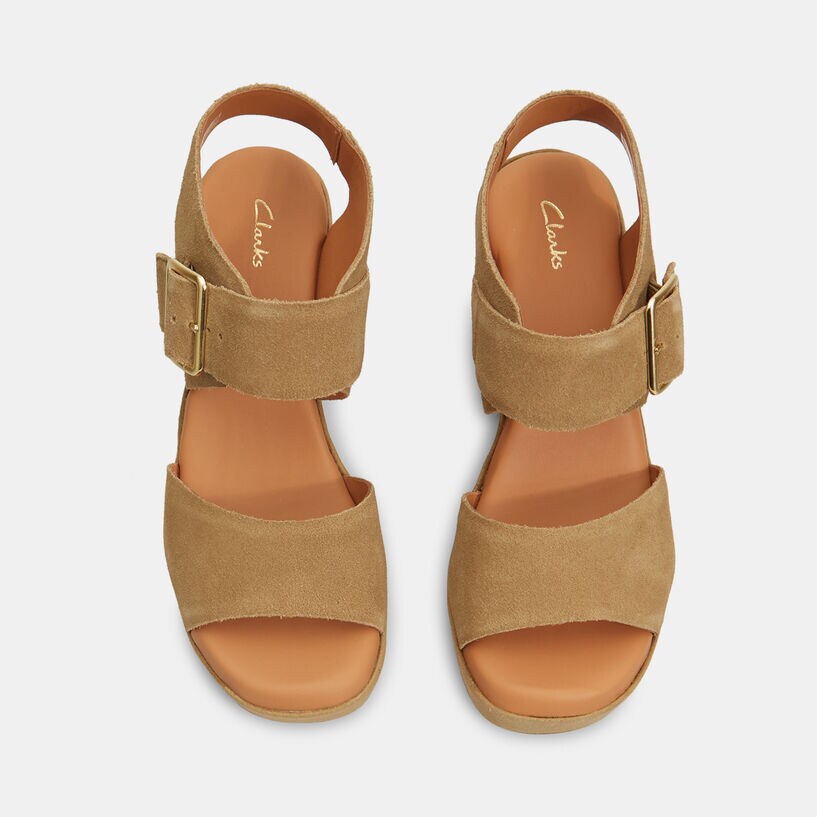 Sandalias Outlet Clarks Kimmei Cross Wedge Sandalia Para Mujer