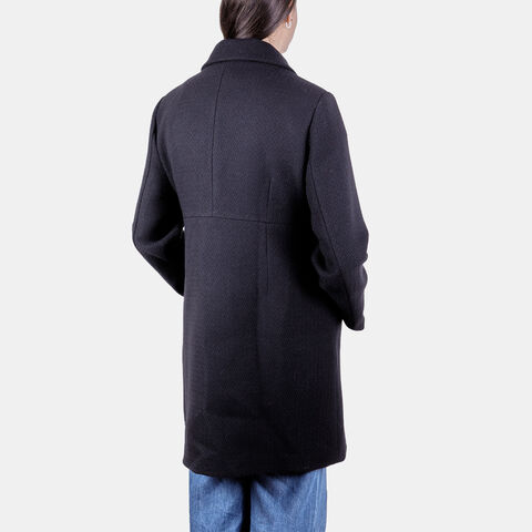 Cappotto da donna con bottoni Bata, Nero