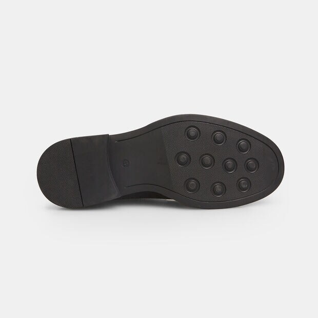 Stringate brogue da uomo in pelle , Nero