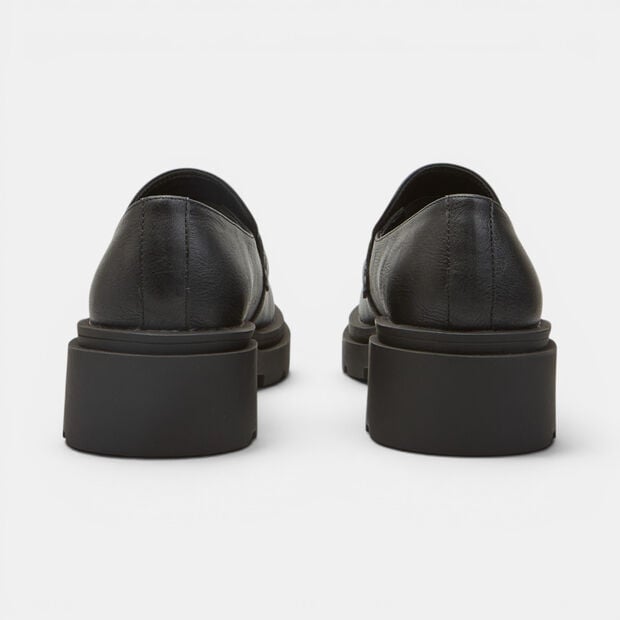 Mocassini da donna con suola track Bata, Nero