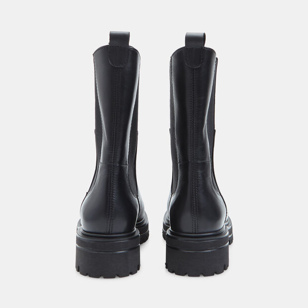 Chelsea boots in pelle, Nero
