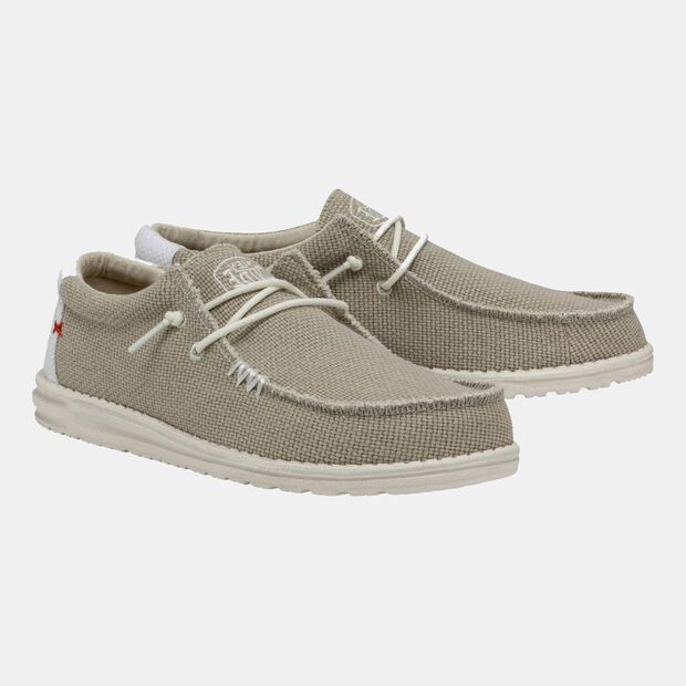 Scarpe Hey Dude da uomo Wally Braided, Bianco
