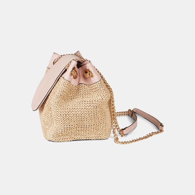 Borsa a tracolla da donna effetto rafia , 