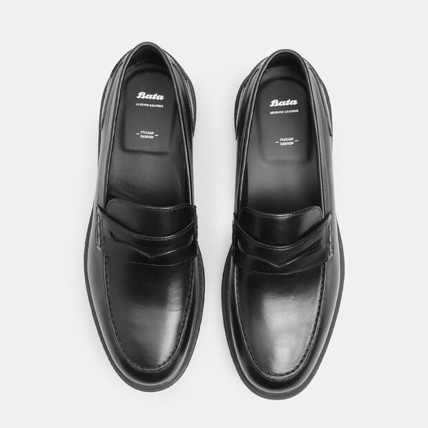 Mocassini in Pelle da Uomo con suola track BATA, 