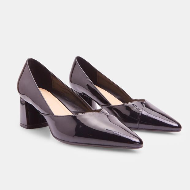 D&eacute;collet&eacute; da Donna in Vernice BATA, Nero