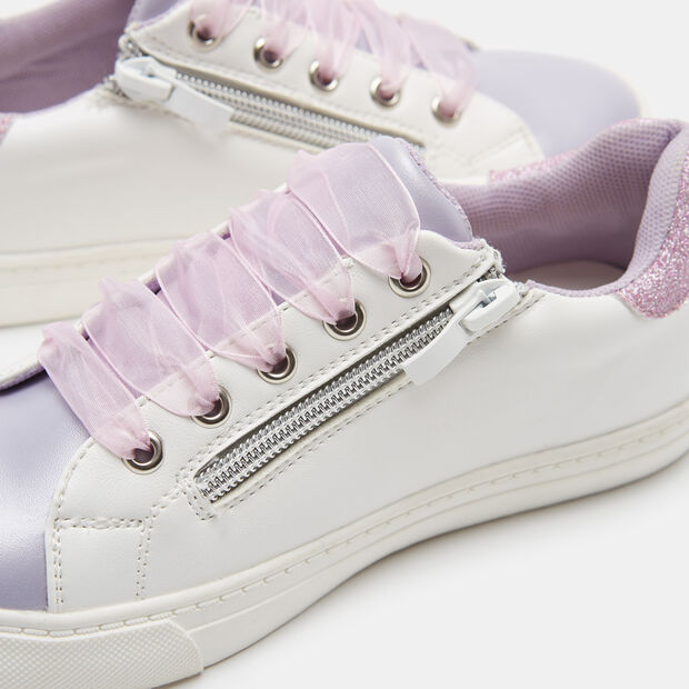 Sneaker con farfalla, Viola