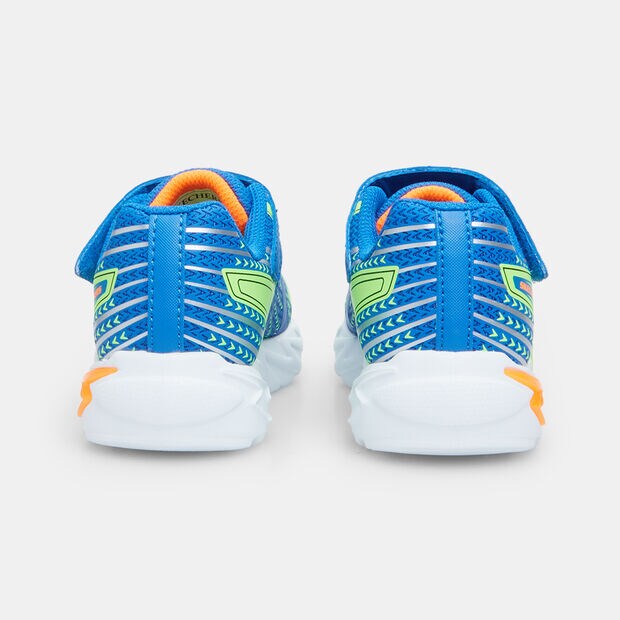 Sneaker da bambino Skechers Flex-Glow Bolt, Blu