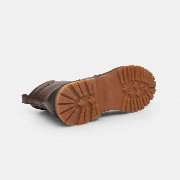 Stivaletto da uomo in pelle, Marrone