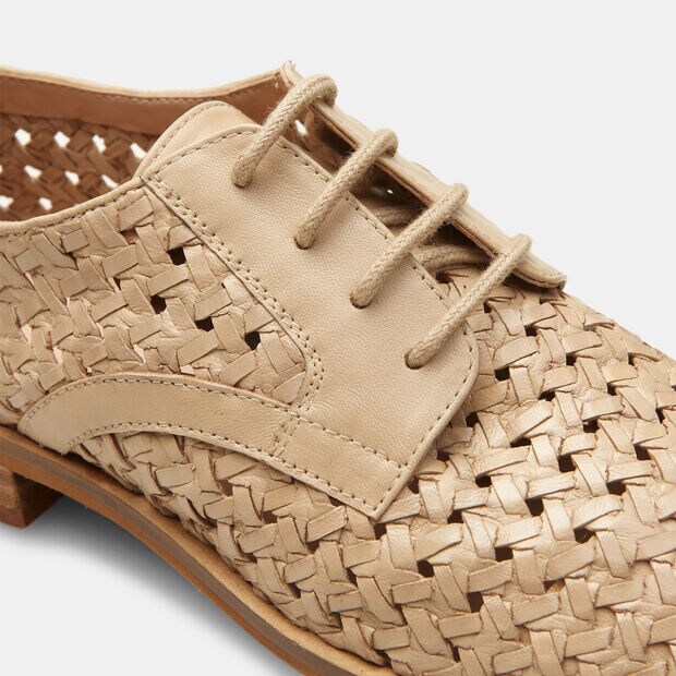 Stringate da donna in pelle , 