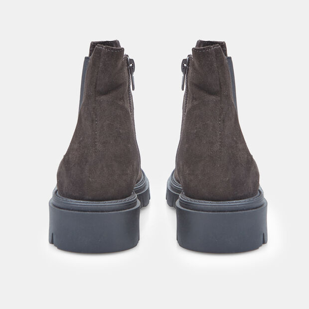 Stivaletto da donna in suede con fascia elastica Bata, Marrone