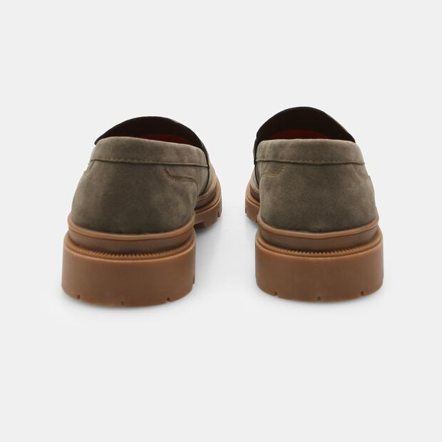 Mocassini chunky da uomo Bata Red Label, Verde