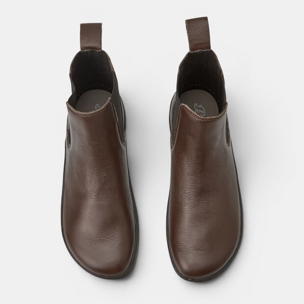 Stivaletto barefoot in pelle da donna Bata, Marrone