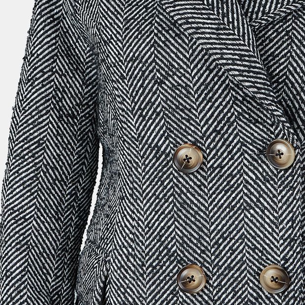Blazer doppiopetto da donna Bata, Nero