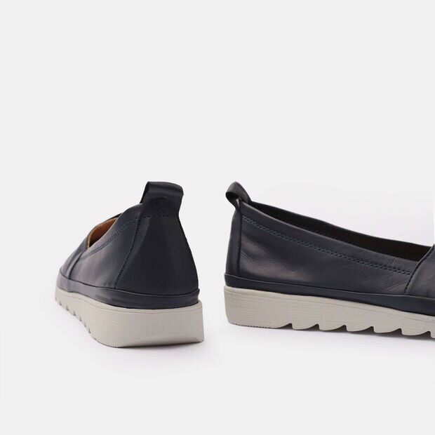Mocassino da donna in pelle, 