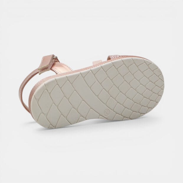Sandali da bambina Bata con fascette incrociate, Rosa
