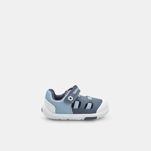 Sandali chiusi da bambino Bubblegummers con strap, Blu