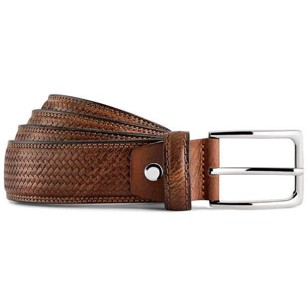 Cintura da uomo in pelle, Marrone