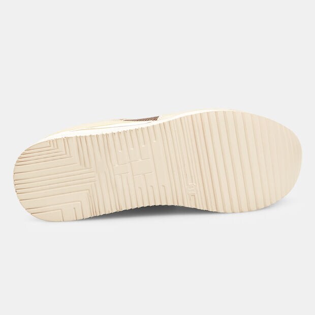 Sneaker da donna con suola platform e strass , Beige