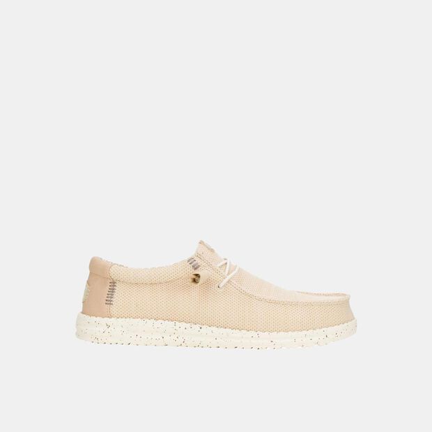 Scarpe Hey Dude da uomo Wally Stretch Sox, Beige