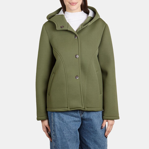Giacca da donna modello coat, Verde