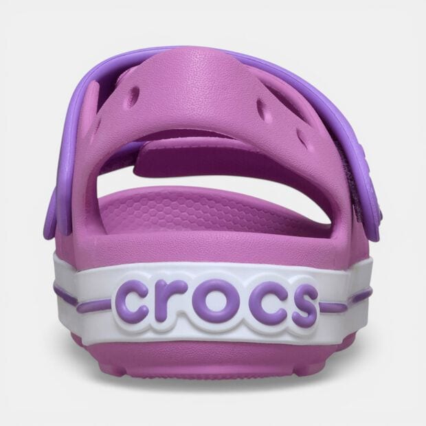 Sandali da bambina con strap Crocs, Viola