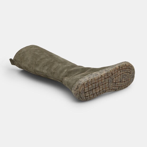Stivale barefeoot da donna in suede barefoot Bata, Verde