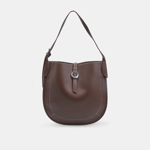Hobo da donna con fibbia Bata, Marrone