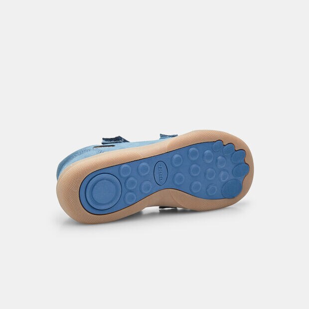 Sandali chiusi da bambino Bata con strap, Blu